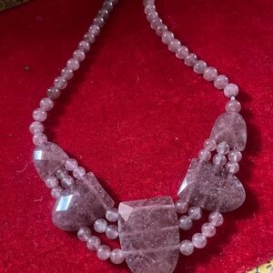 Chic Amethyst Beaded Necklace